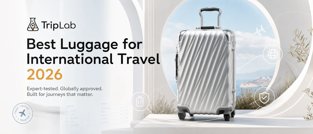 Best Luggage for International Travel 2026