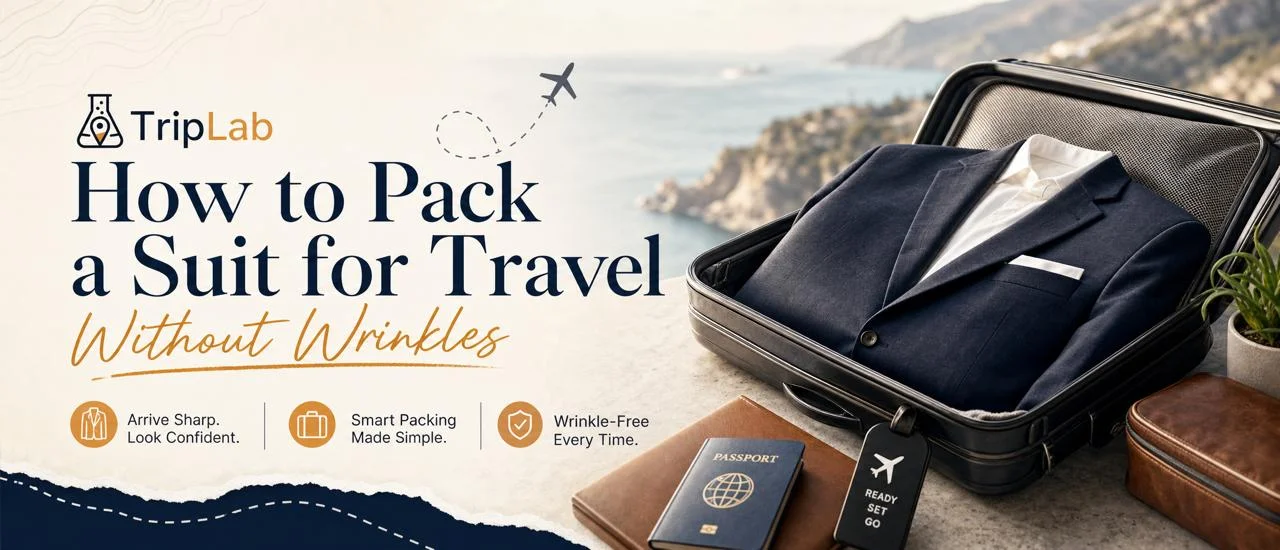 How to Pack a Suit for Travel Without Wrinkles