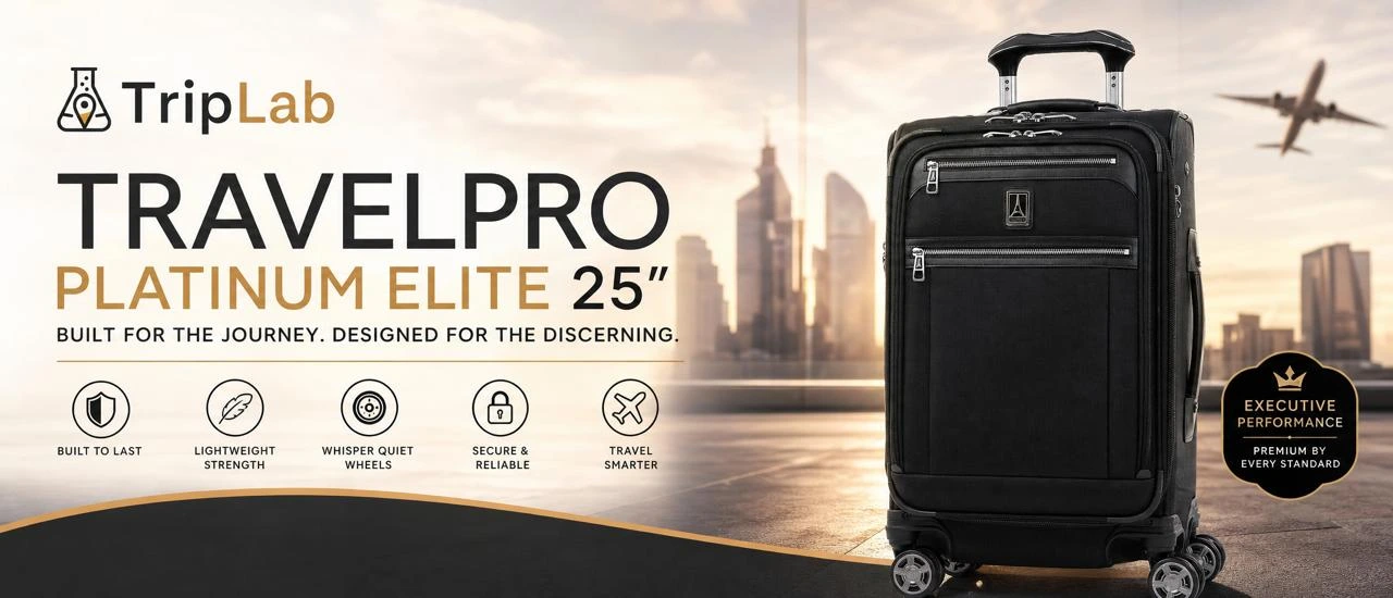 Travelpro Platinum Elite 25-Inch Review 2026 — TripLab